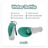 Dog drinking from Monptit Pets water bottle at the park demo video usage
