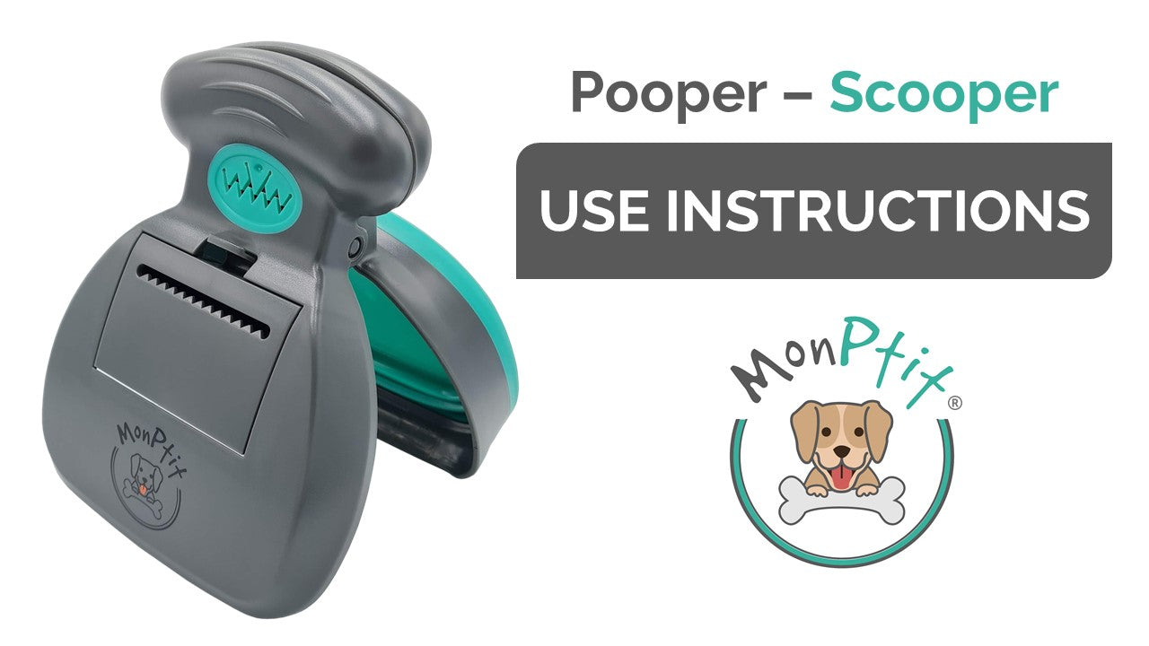 Quick waste pick-up demo with Monptitpets pooper scooper